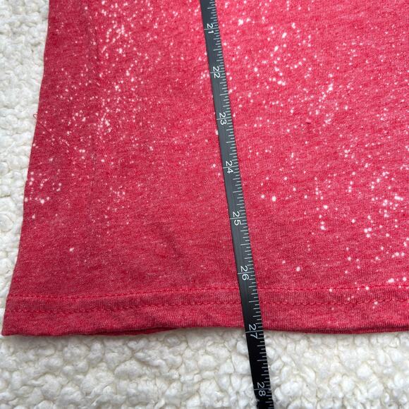 Holiday Bleached Red "Sweet but a little Twisted" Tee Large - Picture 6 of 6